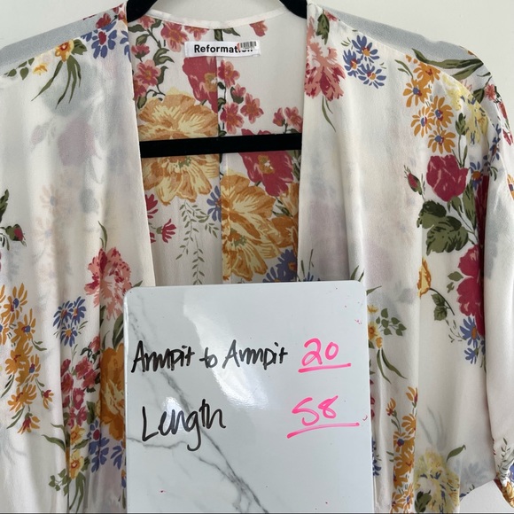 Reformation White Floral Vneck Maxi Dress - Picture 12 of 13